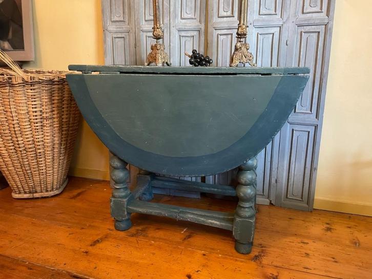 Oud Hollandse Klaptafel Hangoortafel Sidetable  Tafel, Antiek en Kunst, Antiek | Meubels | Tafels, Ophalen