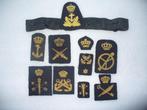 Lotje oude Marine emblemen, Ophalen of Verzenden, Marine, Nederland, Embleem of Badge