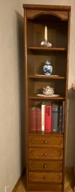Eiken boekenkast, Ophalen, Zo goed als nieuw, 25 tot 50 cm, 150 tot 200 cm