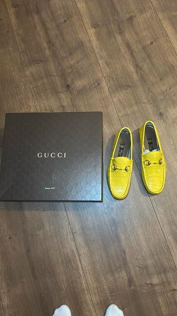 Gucci krokodillen  loafers boutique prijs €5,5k beschikbaar voor biedingen