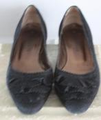 zwarte suede pumps maat 37.5, Zwart, Gedragen, Ballerina's, Ophalen of Verzenden
