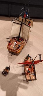 Te koop playmobiel piratenboot en extra, Ophalen of Verzenden, Zo goed als nieuw
