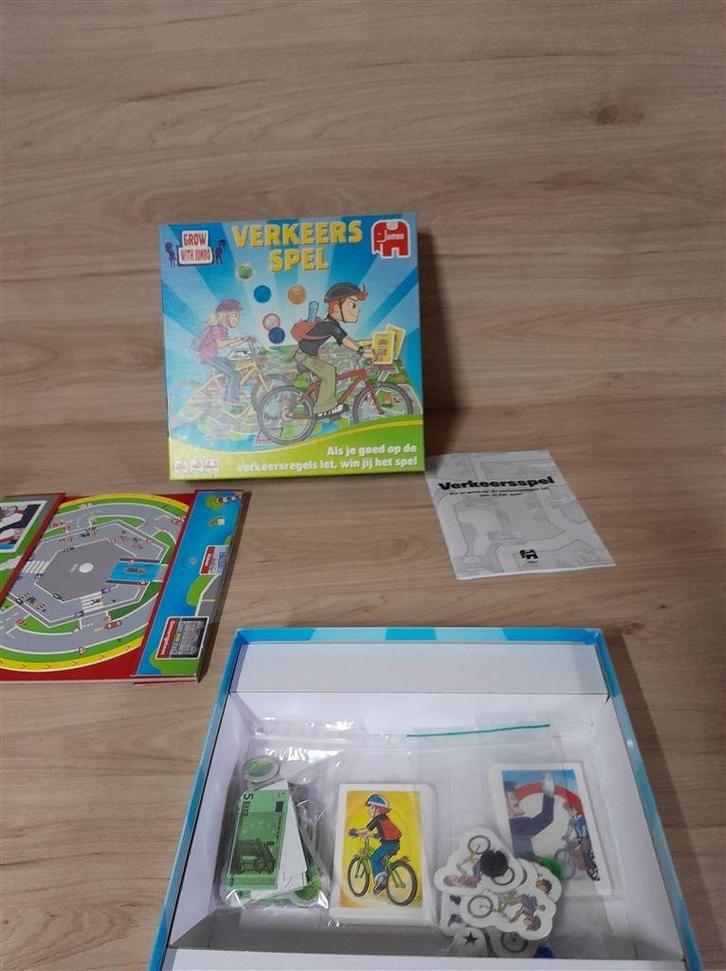 Verkeersspel - verkeer spel - s1699, Hobby en Vrije tijd, Gezelschapsspellen | Bordspellen, Zo goed als nieuw, Ophalen of Verzenden