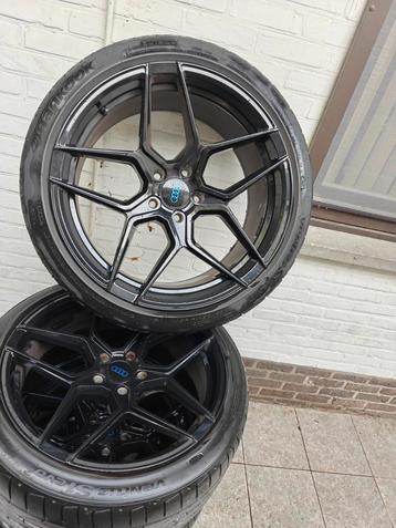 Te koop leuke set 5x112 19 inch JR wheels met zomerbanden  beschikbaar voor biedingen