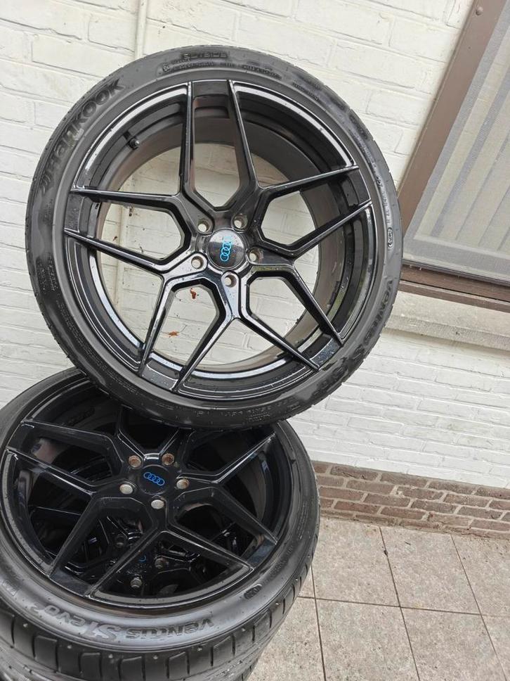 Te koop leuke set 5x112 19 inch JR wheels met zomerbanden, Auto-onderdelen, Banden en Velgen, Banden en Velgen, Zomerbanden, 19 inch