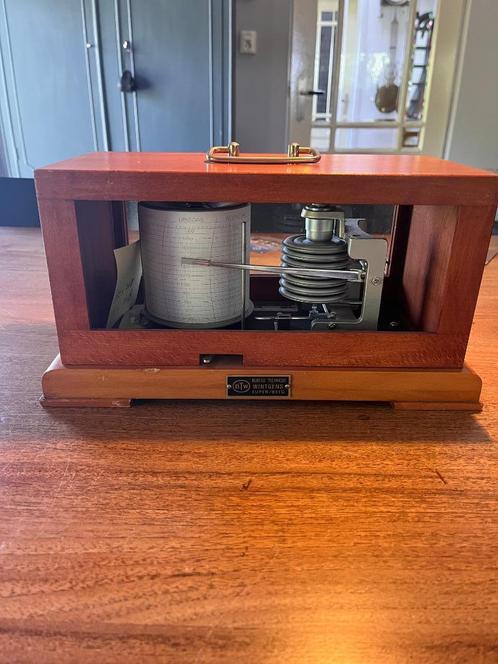 Barograaf, Audio, Tv en Foto, Weerstations en Barometers, Gebruikt, Barometer, Ophalen