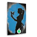Banksy vrouw vlinder Poster 80x120cm glans, Nieuw, Print, 100 tot 125 cm, Oorspronkelijke maker