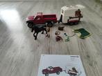 Schleich Pick-up met Paardentrailer 42346, Kinderen en Baby's, Speelgoed | Overig, Ophalen, Gebruikt, Jongen of Meisje