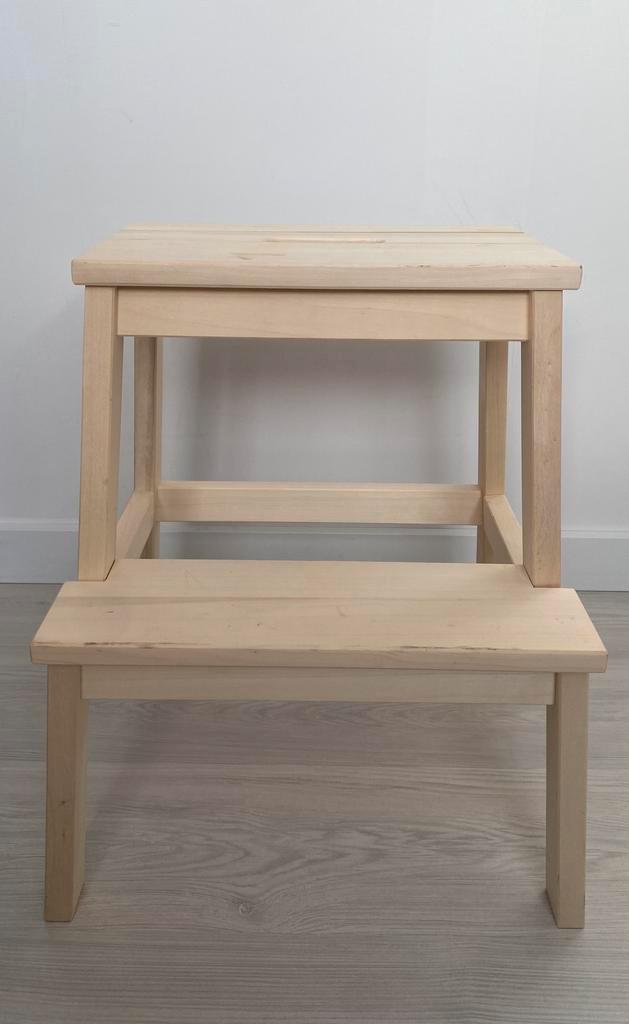 Krukje/opstapje (Bekväm) IKEA, Huis en Inrichting, Krukjes, Gebruikt, Hout, Ophalen
