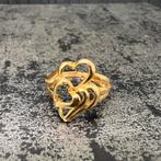 21 karaat gouden ring hart model, Sieraden, Tassen en Uiterlijk, Ringen, Ophalen of Verzenden, Nieuw, Goud