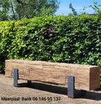Meerpaaltafels,buitentafel,terrastafel,loungetafel, Ophalen, Zo goed als nieuw, Rechthoekig, Hout