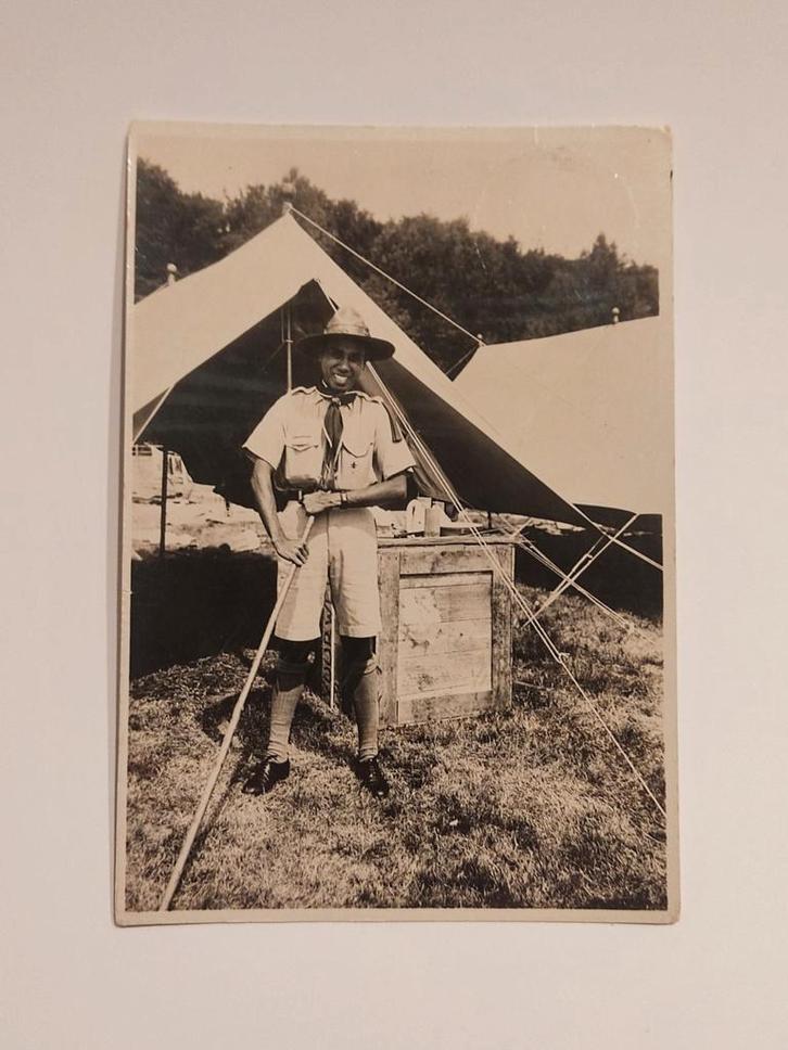 Wereldjamboree 1937 Ansichtkaart 'Ambonees', Verzamelen, Scouting, Gebruikt, Verzenden