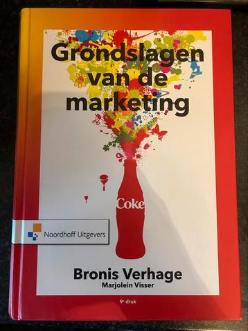 Grondslagen van de marketing - Bronis Verhage beschikbaar voor biedingen