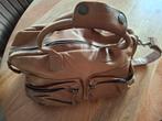 Leren Cowboysbag, Ophalen of Verzenden, Zo goed als nieuw, Bruin, Handtas