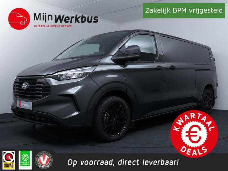 Ford Transit Custom 320 2.0 TDCI L2H1 170pk Automaat | ACC |, Auto's, Bestelauto's, Bedrijf, Te koop, ABS, Achteruitrijcamera