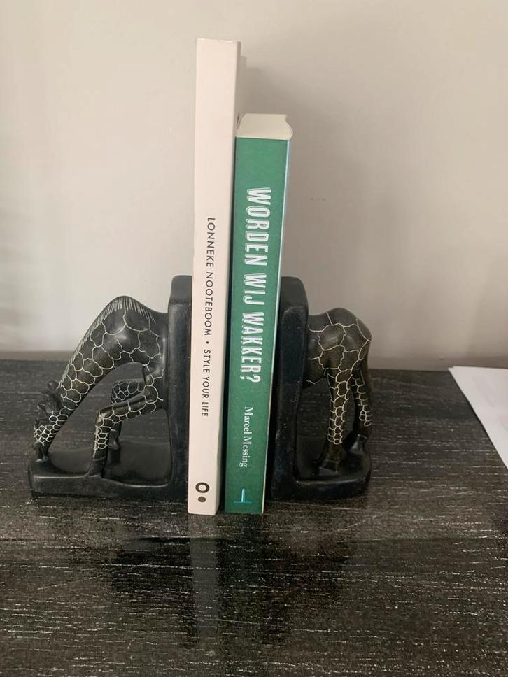 Clayre & Eef Giraf Boekensteunen, Huis en Inrichting, Kasten | Boekenkasten, Nieuw, Minder dan 50 cm, Minder dan 100 cm, Minder dan 25 cm