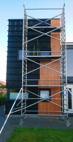 Rolsteiger 2,5x1,35x8,2m - Perfect voor klussen!, Doe-het-zelf en Verbouw, Steigers, Ophalen, Gebruikt, Gevelsteiger, 5 meter of hoger