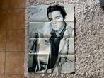 Nostalgische Duitse Elvis Presley Poster, Verzamelen, Muziek, Artiesten en Beroemdheden, Verzenden, Zo goed als nieuw, Poster, Artwork of Schilderij