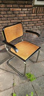 Rotan Marcel Breuer design stoelen 2x, Ophalen, Gebruikt, Twee, Zwart