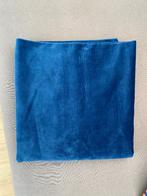 Lap blauw velours (57/5), Hobby en Vrije tijd, Stoffen en Lappen, Blauw, 120 cm of meer, Ophalen of Verzenden, Zo goed als nieuw