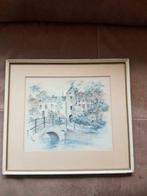 Amersfoort Plompetoren of Dieventoren Gesigneerd Backx, Antiek en Kunst, Kunst | Litho's en Zeefdrukken, Ophalen