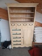 Vintage Massieve houten laadjes en planken kast, Ophalen, 25 tot 50 cm