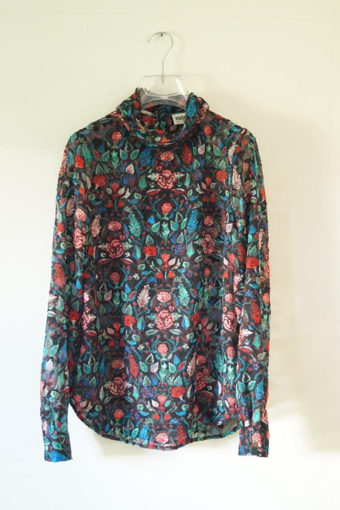 ESSENTIEL ANTWERP Blouse Maat 36-38, Kleding | Dames, Blouses en Tunieken, Zo goed als nieuw, Maat 36 (S), Zwart, Verzenden