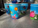 Plastic bekers met leuke prints (8 stuks), Ophalen, Zo goed als nieuw