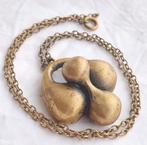 Jr 70 Menno Meijer design bronzen ketting hanger sculptuur, Ophalen of Verzenden