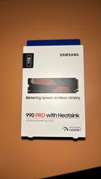 Samsung 990 Pro SSD 1TB with Heatsink, Computers en Software, Harde schijven, Ophalen, Intern, Nieuw, Samsung