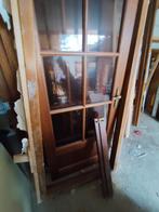 18 Hardhouten Deuren 6 met Kozijn, Doe-het-zelf en Verbouw, Deuren en Horren, Ophalen of Verzenden, Binnendeur, 200 tot 215 cm