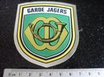 folie sticker garde jagers logo embleem wapen leger army, Verzenden, Zo goed als nieuw, Bedrijf of Vereniging