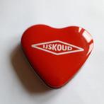 Blikken hart firma IJskoud (7 x 6 x 1,5 cm) hartvormig, Verzamelen, Blikken, Overige merken, Gebruikt, Overige, Ophalen of Verzenden