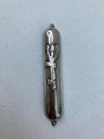 Zilveren Mezuzah, Sieraden, Tassen en Uiterlijk, Ophalen of Verzenden, Zo goed als nieuw, Zilver, Overige voorstellingen