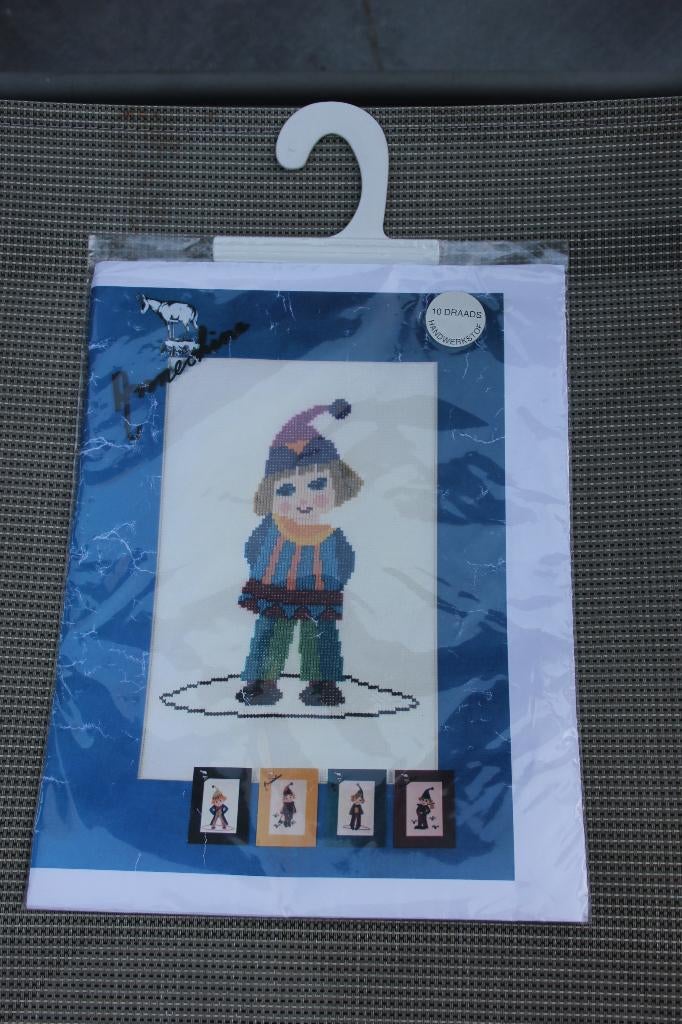 Compleet borduurpakket Annechine nr.A3 met dmc garen, Ophalen of Verzenden, Nieuw, Handborduren, Borduurpakket