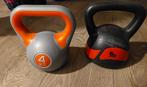Kettlebells - 4kg en 6kg, Ophalen of Verzenden, Gebruikt, Buik, Kettlebell