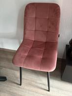 Eetkamer stoel velvet roze, Huis en Inrichting, Stoelen, Ophalen, Nieuw, Overige kleuren