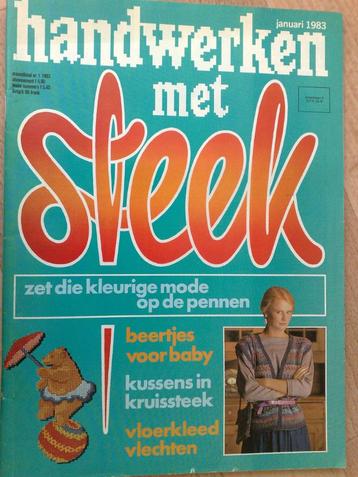 7 x handwerken met steek nr. 1-5-6-7-8-10-12 / 1983 beschikbaar voor biedingen