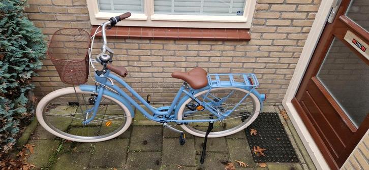 Elops 520 damesfiets – Nieuw – Lichtblauw – Maat S/M, Fietsen en Brommers, Fietsen | Vouwfietsen, Nieuw, Dames, Overige merken