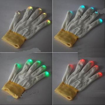 Rave & Party Multi Kleurige LED Handschoen, Gratis Verzonden beschikbaar voor biedingen