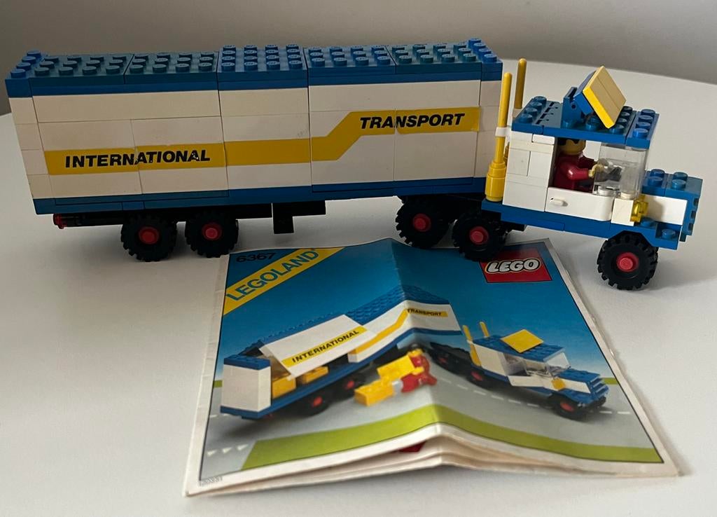 Lego 6367 Vrachtwagen met Bouwinstructie, Compleet, Lego, Ophalen of Verzenden, Complete set