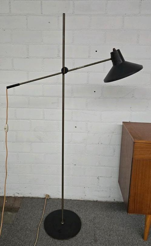 vintage hengellamp,  jaren 60, Huis en Inrichting, Lampen | Vloerlampen, Gebruikt, Ophalen