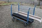 Transportkar - garage trolley - Zware vracht, Doe-het-zelf en Verbouw, Transportwagens, Gebruikt, Transportkar, 100 liter of meer