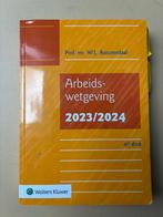 Arbeidswetgeving 2023/2024 41de druk , Roozendaal, Ophalen, Zo goed als nieuw, Overige uitgevers, Nederlands