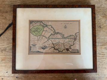 Antieke Kaart De Leth Noord-Holland Zeeburg Amsterdam Etc. beschikbaar voor biedingen