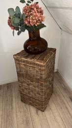 Rieten box, Huis en Inrichting, Ophalen, Zo goed als nieuw, Rond, Riet
