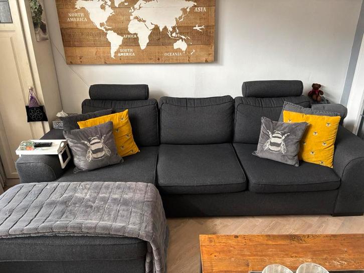 Zitbank GRATIS OP TE HALEN, Huis en Inrichting, Banken | Complete zithoeken, Gebruikt, Leer, Stof, Ophalen