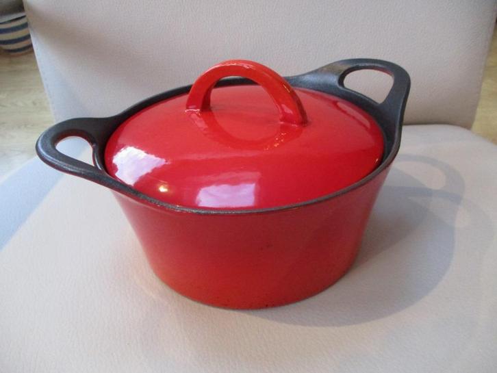 Hackman - gietijzer - sudderpan - design - Finland, Huis en Inrichting, Keuken | Potten en Pannen, Gebruikt, Koekenpan of Braadpan