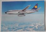 Oude kaart met B 737 van Lufthansa., Verzenden, 1980 tot heden, Ongelopen, Voertuig