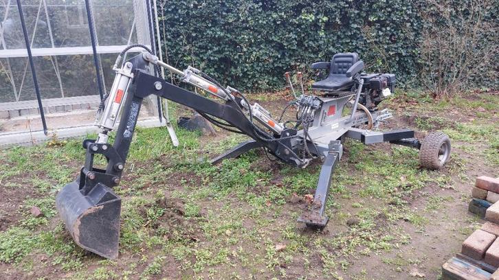 Minigraver Jansen MB300 incl 2 bakken, Zakelijke goederen, Machines en Bouw | Kranen en Graafmachines, Graafmachine, Ophalen
